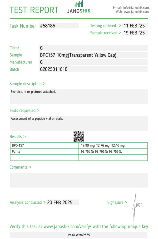 BPC- 157 10mg - Image 2