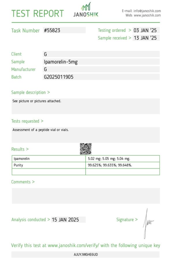 Ipamorelin 5mg - Image 2