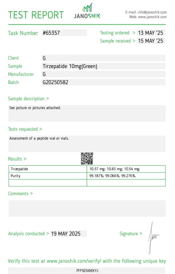 Kit of 10 Tirz 10mg - Image 3
