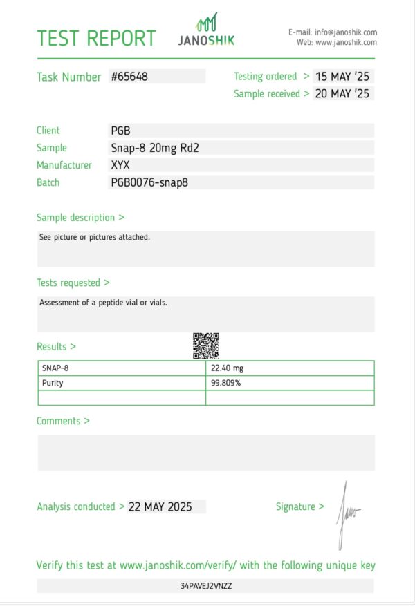 Snap 8 20mg (Topical) - Image 2