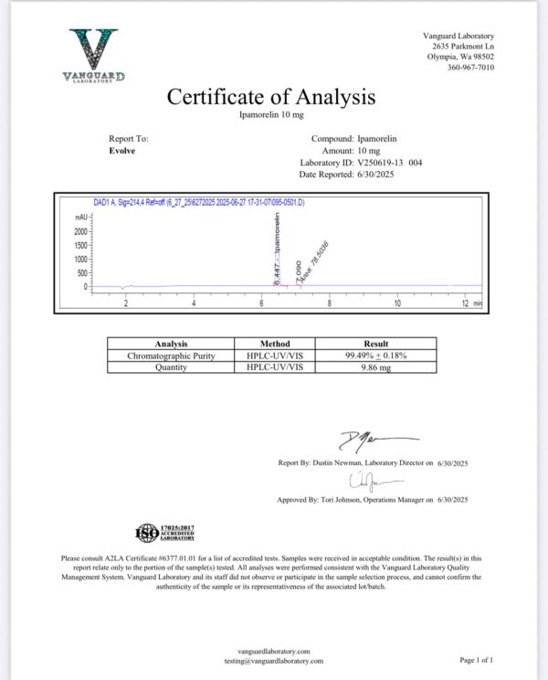 Ipamorelin 10mg - Image 2