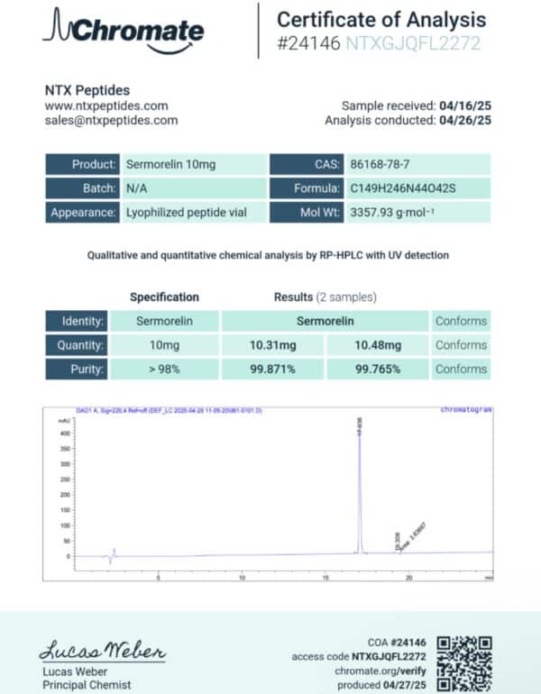 Sermorelin 10mg - Image 2