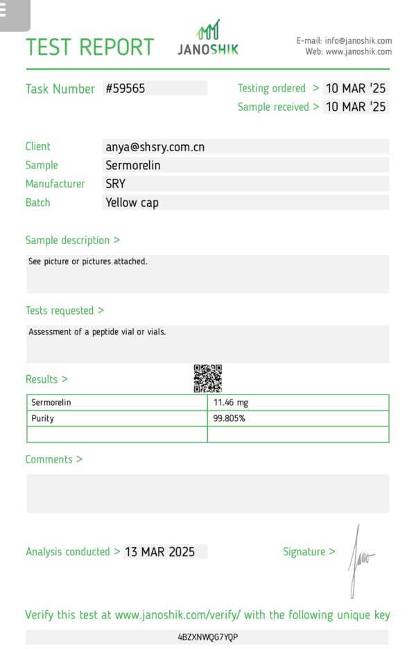 Sermorelin 10mg - Image 2